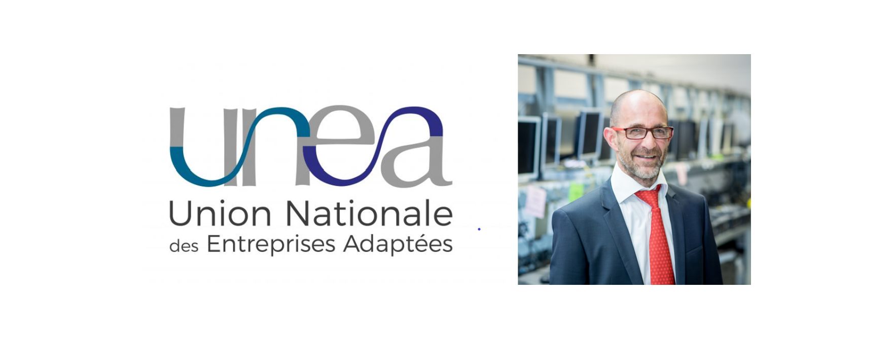 Logo UNEA et Sylvain Couthier