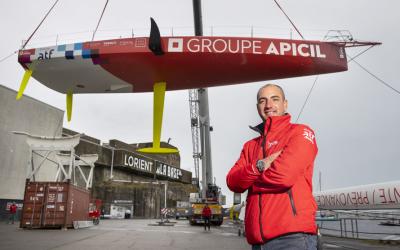 Mise à l'eau du nouvel IMOCA Groupe APICIL