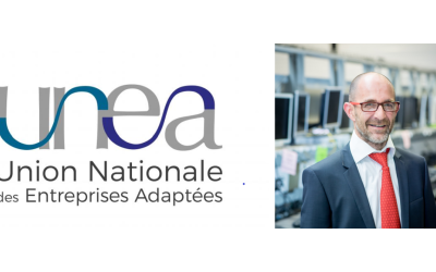 Logo UNEA et Sylvain Couthier